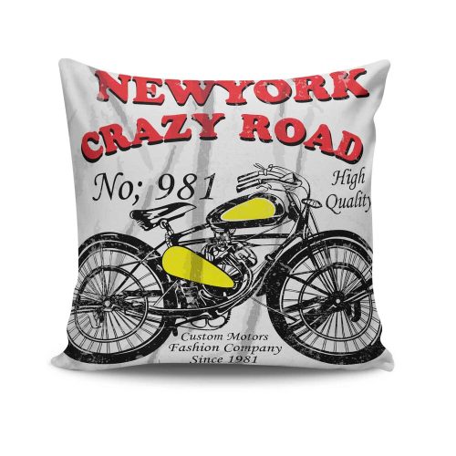Stylish Cushion Cover 43x43 cm, 50% Cotton/50% Polyester, Washable & Ironable, Concealed Zip Closure | Perfect for Home Decor & Comfort