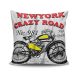 Stylish Cushion Cover 43x43 cm, 50% Cotton/50% Polyester, Washable & Ironable, Concealed Zip Closure | Perfect for Home Decor & Comfort