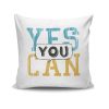 Stylish Cushion Cover 43x43 cm, 50% Cotton/50% Polyester, Washable & Ironable, Concealed Zip Closure | Perfect for Home Decor & Comfort