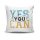 Stylish Cushion Cover 43x43 cm, 50% Cotton/50% Polyester, Washable & Ironable, Concealed Zip Closure | Perfect for Home Decor & Comfort