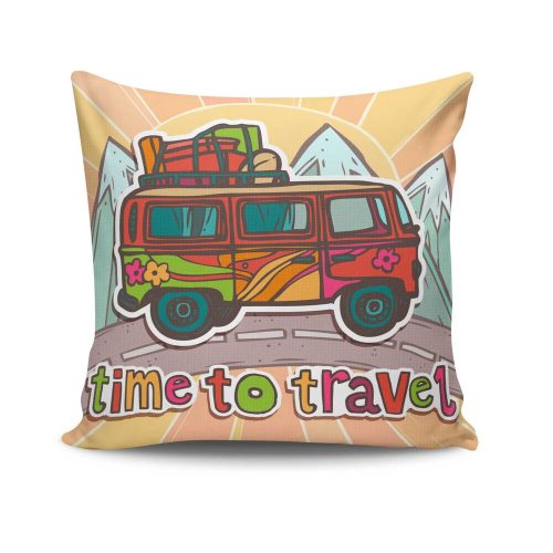 Stylish Cushion Cover 43x43 cm, 50% Cotton/50% Polyester, Washable & Ironable, Concealed Zip Closure | Perfect for Home Decor & Comfort