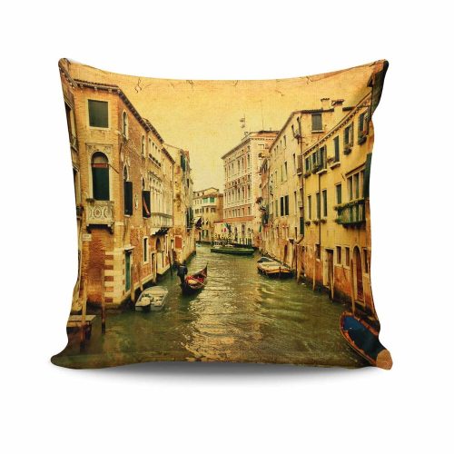 Stylish Cushion Cover 43x43 cm, 50% Cotton/50% Polyester, Washable & Ironable, Concealed Zip Closure | Perfect for Home Decor & Comfort