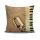 Stylish Cushion Cover 43x43 cm, 50% Cotton/50% Polyester, Washable & Ironable, Concealed Zip Closure | Perfect for Home Decor & Comfort