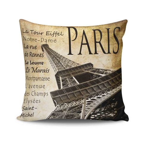 Stylish Cushion Cover 43x43 cm, 50% Cotton/50% Polyester, Washable & Ironable, Concealed Zip Closure | Perfect for Home Decor & Comfort