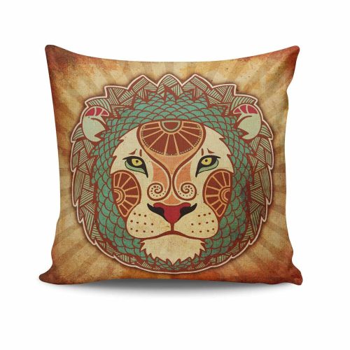 Stylish Cushion Cover 43x43 cm, 50% Cotton/50% Polyester, Washable & Ironable, Concealed Zip Closure | Perfect for Home Decor & Comfort