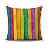 Stylish Cushion Cover 43x43 cm, 50% Cotton/50% Polyester, Washable & Ironable, Concealed Zip Closure | Perfect for Home Decor & Comfort