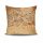 Stylish Cushion Cover 43x43 cm, 50% Cotton/50% Polyester, Washable & Ironable, Concealed Zip Closure | Perfect for Home Decor & Comfort