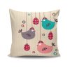 Stylish Cushion Cover 43x43 cm, 50% Cotton/50% Polyester, Washable & Ironable, Concealed Zip Closure | Perfect for Home Decor & Comfort