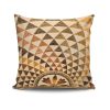 Soft & Stylish Cushion (43 x 43 cm), 50% Cotton/50% Polyester, Machine Washable, Ironable, Silicone Filling, Concealed Zip | Perfect for Home Decor
