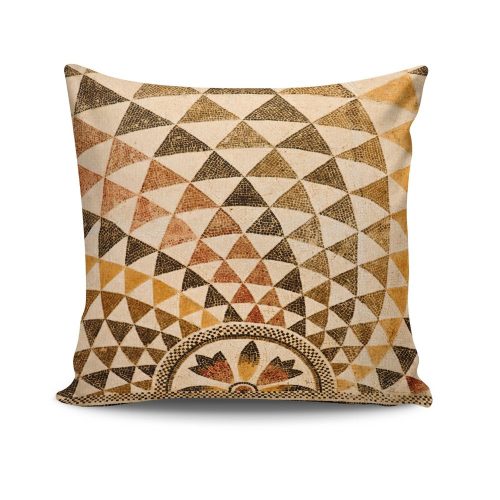 Soft & Stylish Cushion (43 x 43 cm), 50% Cotton/50% Polyester, Machine Washable, Ironable, Silicone Filling, Concealed Zip | Perfect for Home Decor