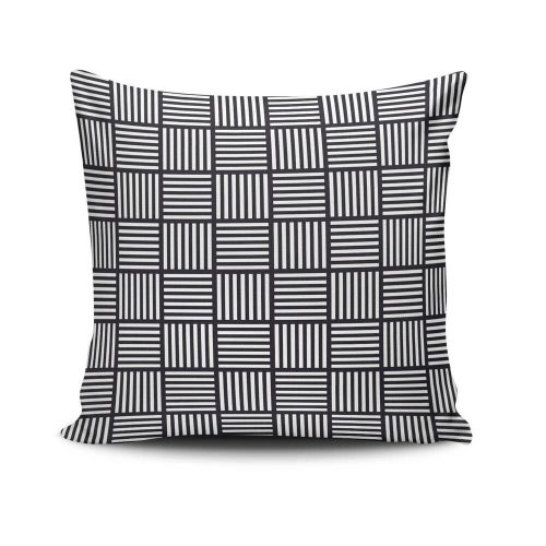 Soft & Stylish Cushion (43 x 43 cm), 50% Cotton/50% Polyester, Machine Washable, Ironable, Silicone Filling, Concealed Zip | Perfect for Home Decor