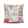 Soft & Stylish Cushion (43 x 43 cm), 50% Cotton/50% Polyester, Machine Washable, Ironable, Silicone Filling, Concealed Zip | Perfect for Home Decor