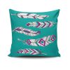 Soft & Stylish Cushion (43 x 43 cm), 50% Cotton/50% Polyester, Machine Washable, Ironable, Silicone Filling, Concealed Zip | Perfect for Home Decor