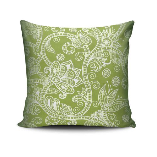 Soft & Stylish Cushion (43 x 43 cm), 50% Cotton/50% Polyester, Machine Washable, Ironable, Silicone Filling, Concealed Zip | Perfect for Home Decor