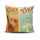 Soft & Stylish Cushion (43 x 43 cm), 50% Cotton/50% Polyester, Machine Washable, Ironable, Silicone Filling, Concealed Zip | Perfect for Home Decor