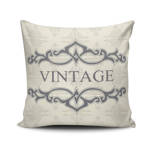 Soft & Stylish Cushion (43 x 43 cm), 50% Cotton/50% Polyester, Silicone Filling | Washable, Ironable, Concealed Zip | Perfect for Home Decor & Comfort