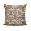 Stylish Cushion Cover 43x43 cm, 50% Cotton/50% Polyester, Washable & Ironable, Concealed Zip Closure | Perfect for Home Decor & Comfort