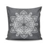 Stylish Cushion Cover 43x43 cm, 50% Cotton/50% Polyester, Washable & Ironable, Concealed Zip Closure | Perfect for Home Decor & Comfort