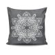 Stylish Cushion Cover 43x43 cm, 50% Cotton/50% Polyester, Washable & Ironable, Concealed Zip Closure | Perfect for Home Decor & Comfort