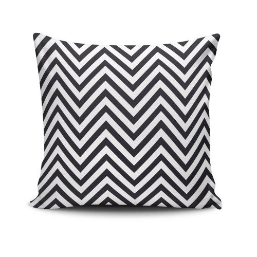 Stylish Cushion Cover 43x43 cm, 50% Cotton/50% Polyester, Washable & Ironable, Concealed Zip Closure | Perfect for Home Decor & Comfort