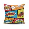 Stylish Cushion Cover 43x43 cm, 50% Cotton/50% Polyester, Washable & Ironable, Concealed Zip Closure | Perfect for Home Decor & Comfort