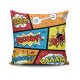 Stylish Cushion Cover 43x43 cm, 50% Cotton/50% Polyester, Washable & Ironable, Concealed Zip Closure | Perfect for Home Decor & Comfort