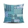 Stylish Cushion Cover 43x43 cm, 50% Cotton/50% Polyester, Washable & Ironable, Concealed Zip Closure | Perfect for Home Decor & Comfort