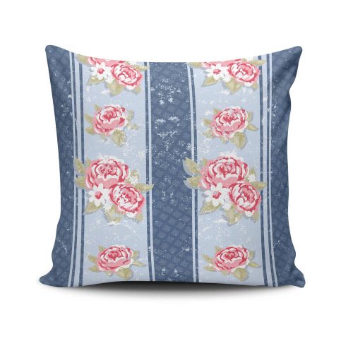 Stylish Cushion Cover 43x43 cm, 50% Cotton/50% Polyester, Washable & Ironable, Concealed Zip Closure | Perfect for Home Decor & Comfort