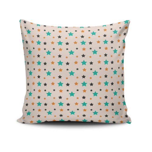 Stylish Cushion Cover 43x43 cm, 50% Cotton/50% Polyester, Washable & Ironable, Concealed Zip Closure | Perfect for Home Decor & Comfort