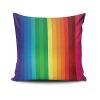 Stylish Cushion Cover 43x43 cm, 50% Cotton/50% Polyester, Washable & Ironable, Concealed Zip Closure | Perfect for Home Decor & Comfort