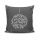 Soft & Stylish Cushion (43 x 43 cm), 50% Cotton/50% Polyester, Machine Washable, Ironable, Silicone Filling, Concealed Zip | Perfect for Home Decor