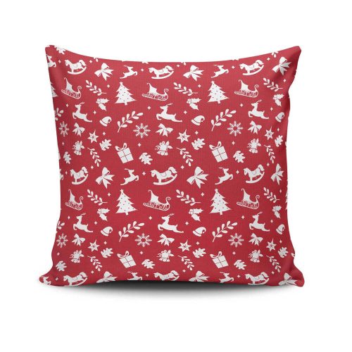 Soft & Stylish Cushion (43 x 43 cm), 50% Cotton/50% Polyester, Machine Washable, Ironable, Silicone Filling, Concealed Zip | Perfect for Home Decor