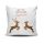 Soft & Stylish Cushion (43 x 43 cm), 50% Cotton/50% Polyester, Machine Washable, Ironable, Silicone Filling, Concealed Zip | Perfect for Home Decor