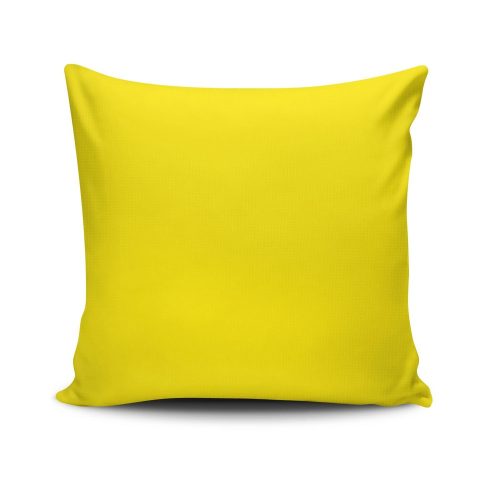Soft & Stylish Cushion (43 x 43 cm), 50% Cotton/50% Polyester, Machine Washable, Ironable, Silicone Filling, Concealed Zip | Perfect for Home Decor