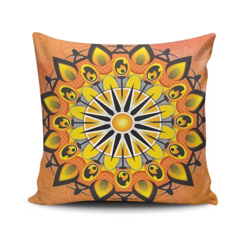 Stylish Cushion Cover 43x43 cm, 50% Cotton/50% Polyester, Washable & Ironable, Concealed Zip Closure | Perfect for Home Decor & Comfort