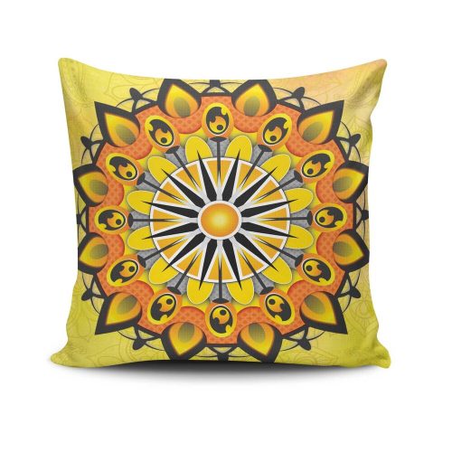 Stylish Cushion Cover 43x43 cm, 50% Cotton/50% Polyester, Washable & Ironable, Concealed Zip Closure | Perfect for Home Decor & Comfort