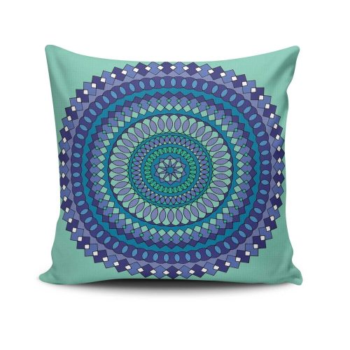 Stylish Cushion Cover 43x43 cm, 50% Cotton/50% Polyester, Washable & Ironable, Concealed Zip Closure | Perfect for Home Decor & Comfort