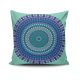 Stylish Cushion Cover 43x43 cm, 50% Cotton/50% Polyester, Washable & Ironable, Concealed Zip Closure | Perfect for Home Decor & Comfort