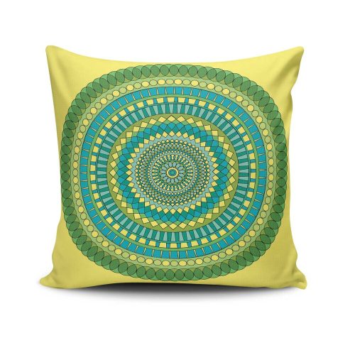 Stylish Cushion Cover 43x43 cm, 50% Cotton/50% Polyester, Washable & Ironable, Concealed Zip Closure | Perfect for Home Decor & Comfort