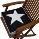 Soft & Stylish Cushion (42 x 42 cm), 50% Cotton/50% Polyester, Washable & Ironable, Concealed Zip, Silicone Filling | Perfect for Home Decor & Comfort