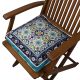 Soft & Stylish Cushion (42 x 42 cm), 50% Cotton/50% Polyester, Washable & Ironable, Concealed Zip, Silicone Filling | Perfect for Home Decor & Comfort