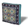 Soft & Stylish Cushion (42 x 42 cm), 50% Cotton/50% Polyester, Washable & Ironable, Concealed Zip, Silicone Filling | Perfect for Home Decor & Comfort