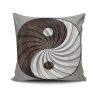 Soft & Stylish Cushion (43 x 43 cm), 50% Cotton/50% Polyester, Machine Washable, Ironable, Silicone Filling, Concealed Zip | Perfect for Home Decor