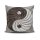 Soft & Stylish Cushion (43 x 43 cm), 50% Cotton/50% Polyester, Machine Washable, Ironable, Silicone Filling, Concealed Zip | Perfect for Home Decor