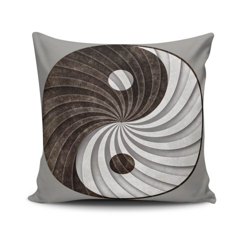 Soft & Stylish Cushion (43 x 43 cm), 50% Cotton/50% Polyester, Machine Washable, Ironable, Silicone Filling, Concealed Zip | Perfect for Home Decor