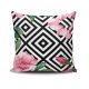 Stylish Cushion Cover 43x43 cm, 50% Cotton/50% Polyester, Washable & Ironable, Concealed Zip Closure | Perfect for Home Decor & Comfort