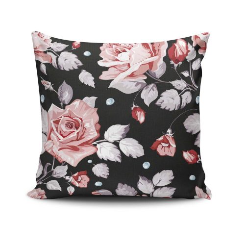 Stylish Cushion Cover 43x43 cm, 50% Cotton/50% Polyester, Washable & Ironable, Concealed Zip Closure | Perfect for Home Decor & Comfort