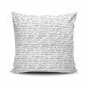 Stylish Cushion Cover 43x43 cm, 50% Cotton/50% Polyester, Washable & Ironable, Concealed Zip Closure | Perfect for Home Decor & Comfort