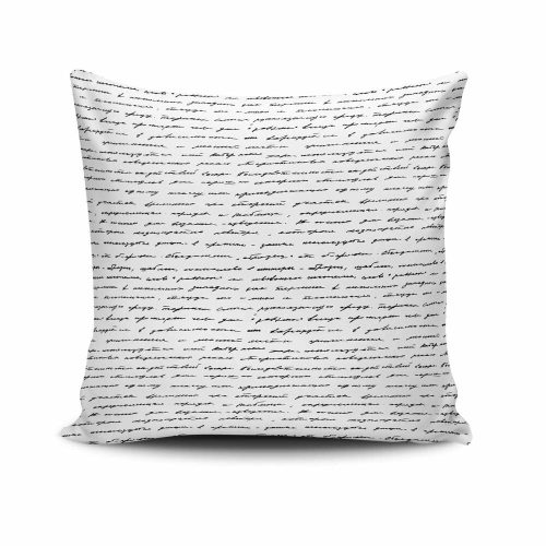 Stylish Cushion Cover 43x43 cm, 50% Cotton/50% Polyester, Washable & Ironable, Concealed Zip Closure | Perfect for Home Decor & Comfort