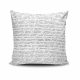 Stylish Cushion Cover 43x43 cm, 50% Cotton/50% Polyester, Washable & Ironable, Concealed Zip Closure | Perfect for Home Decor & Comfort